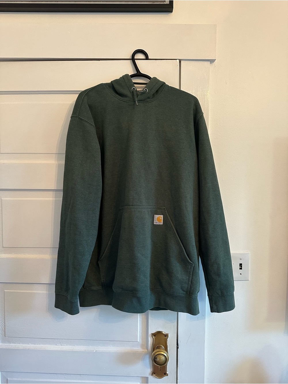 Carhartt Men’s Forest Green Crewneck Hoodie